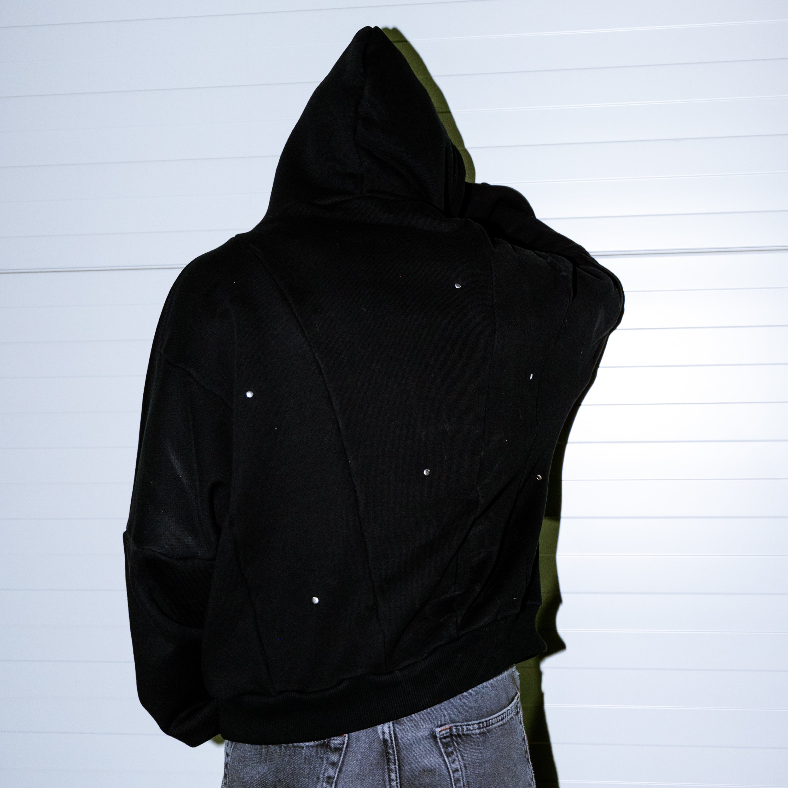 Glossy Black Hoodie