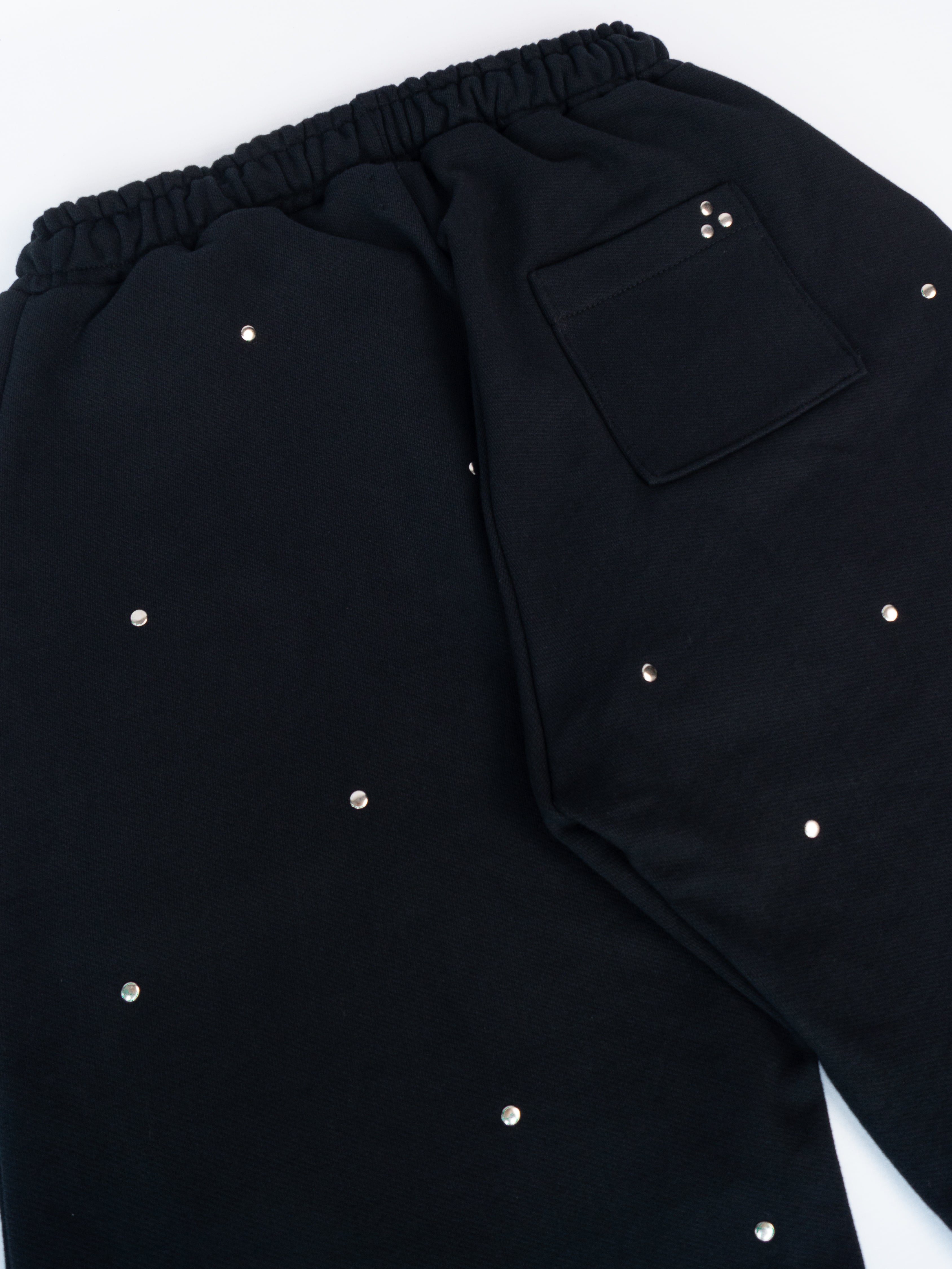 Glossy sweatshorts