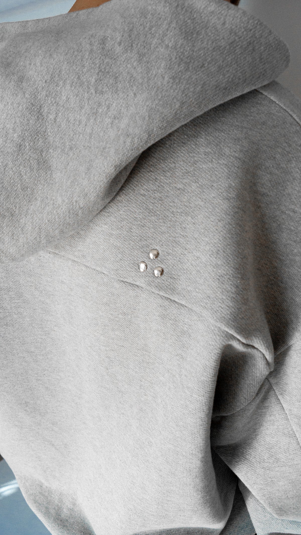 Stars Hoodie Grey