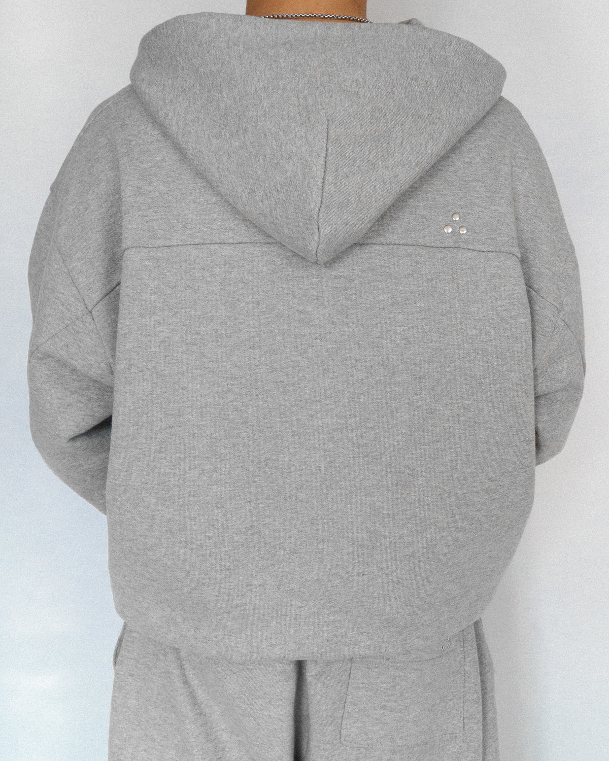 Stars Hoodie Grey