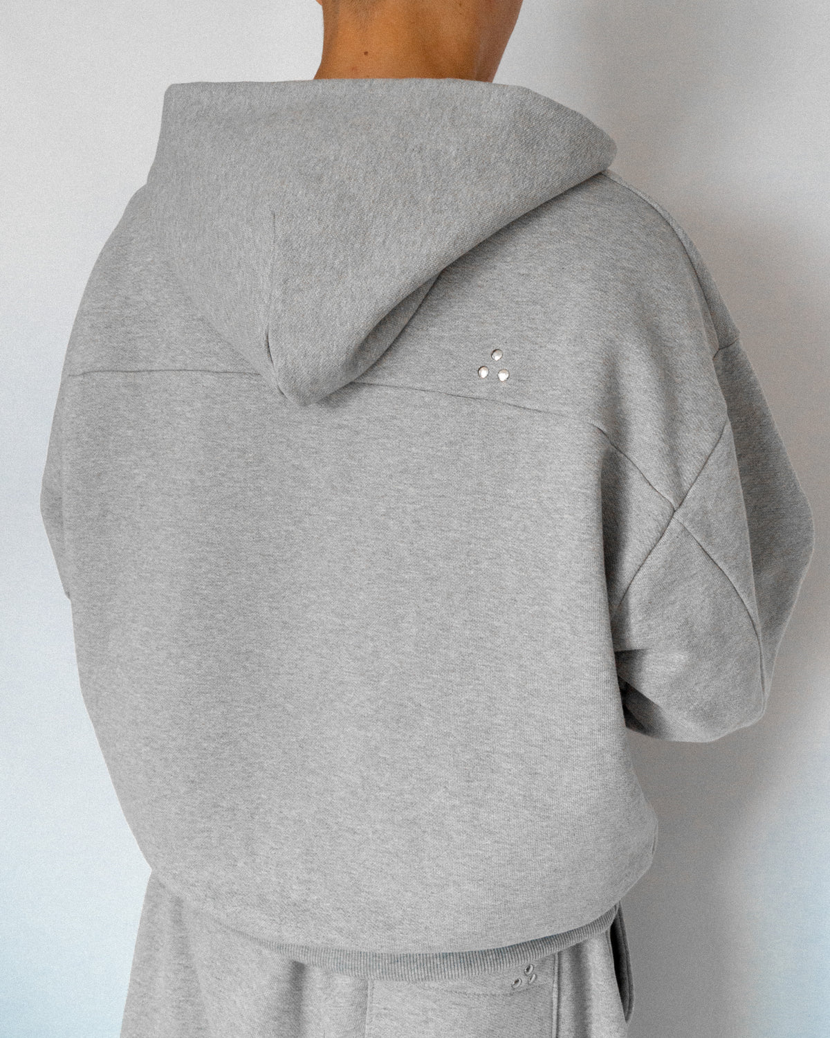 Stars Hoodie Grey