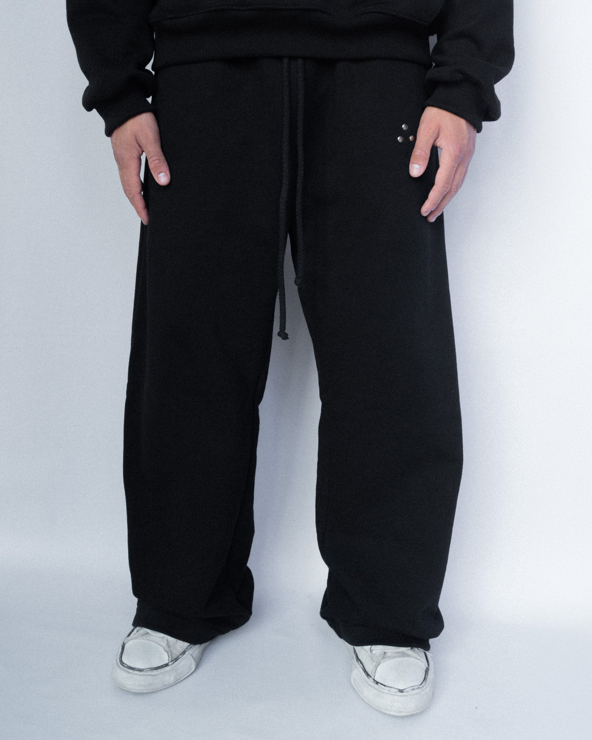 Stars Sweatpants Black