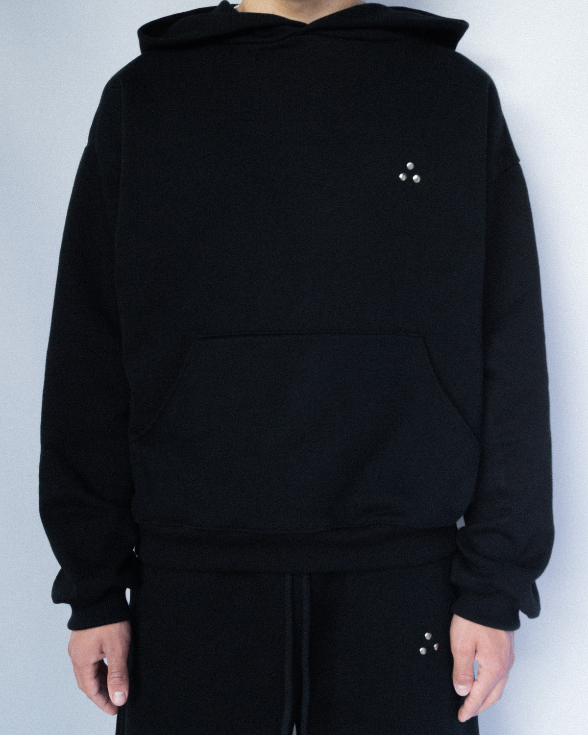 Stars Hoodie Black