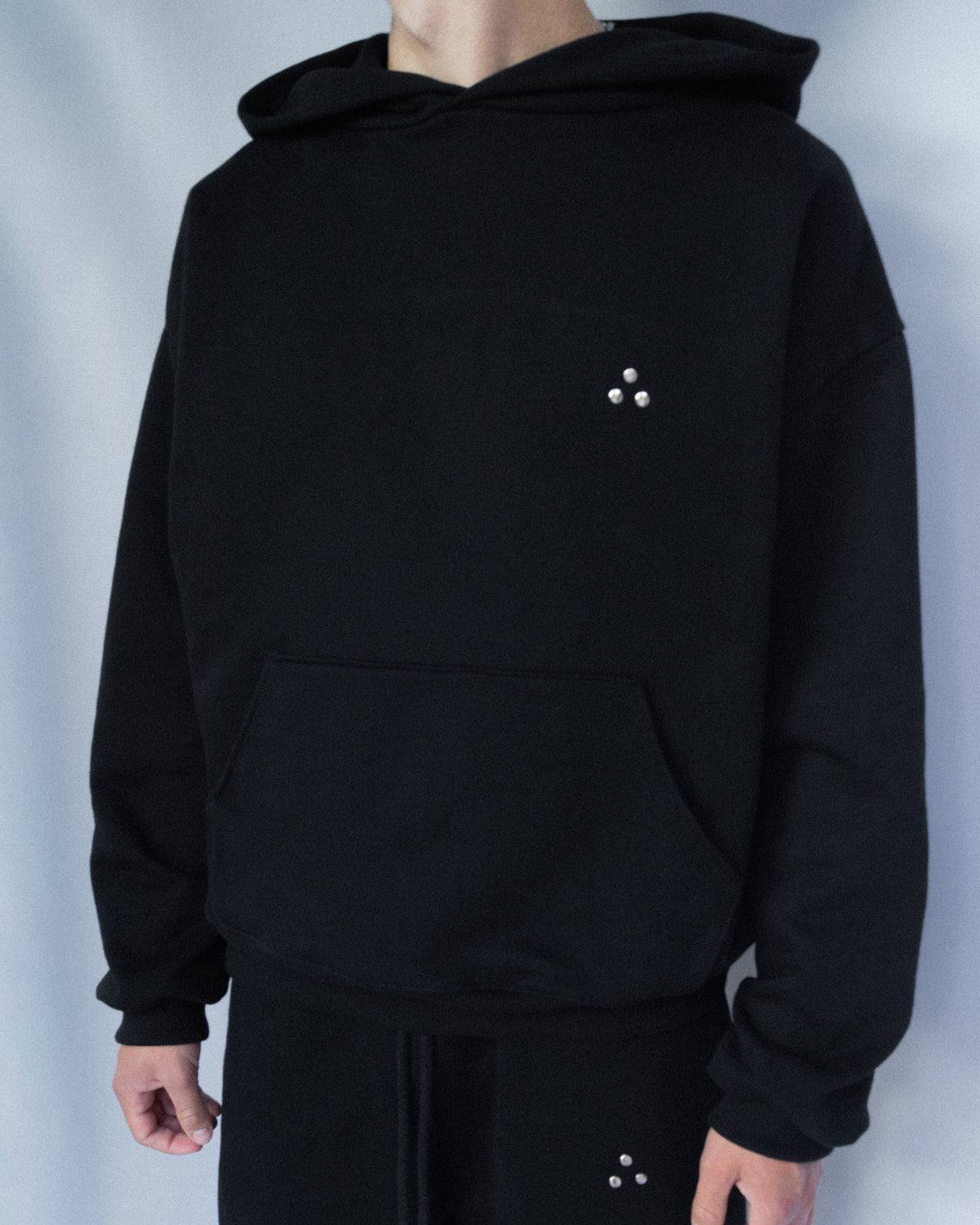 Stars Hoodie Black