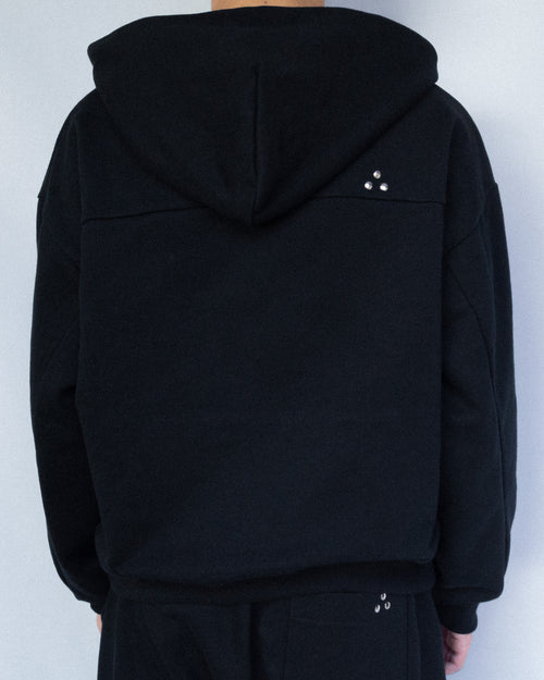 Stars Hoodie Black