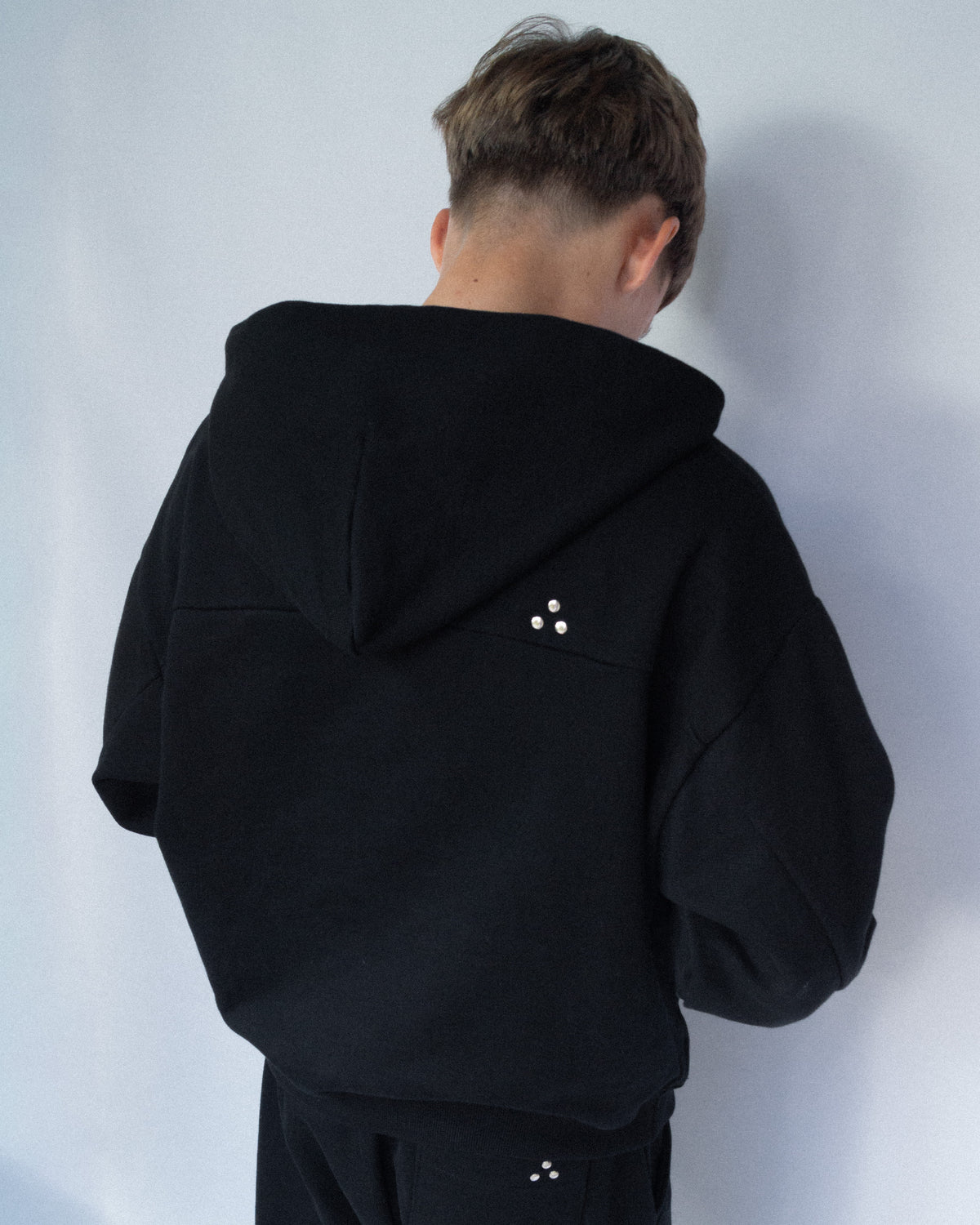 Stars Hoodie Black