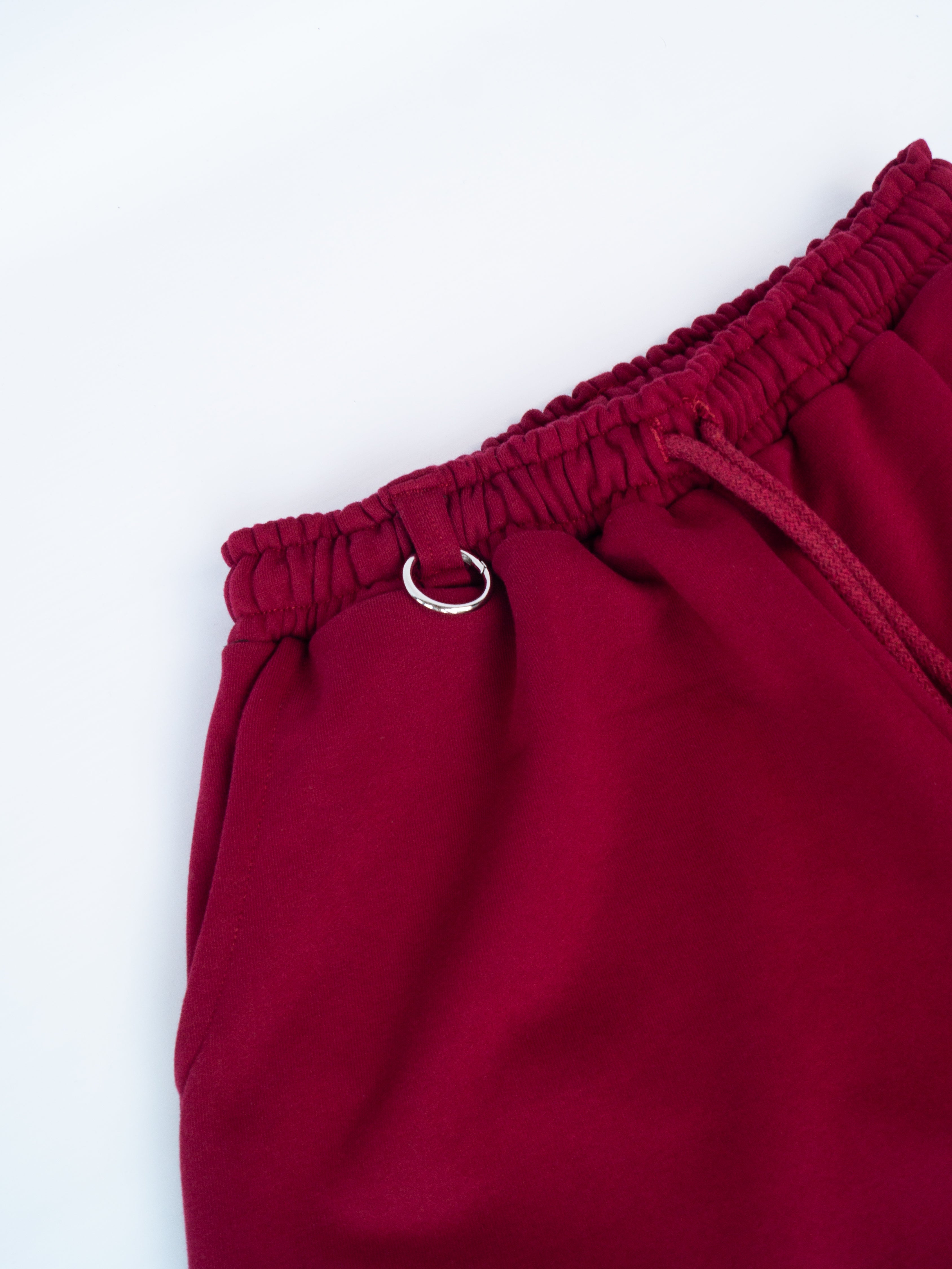 Stars Sweatshorts Burgundy