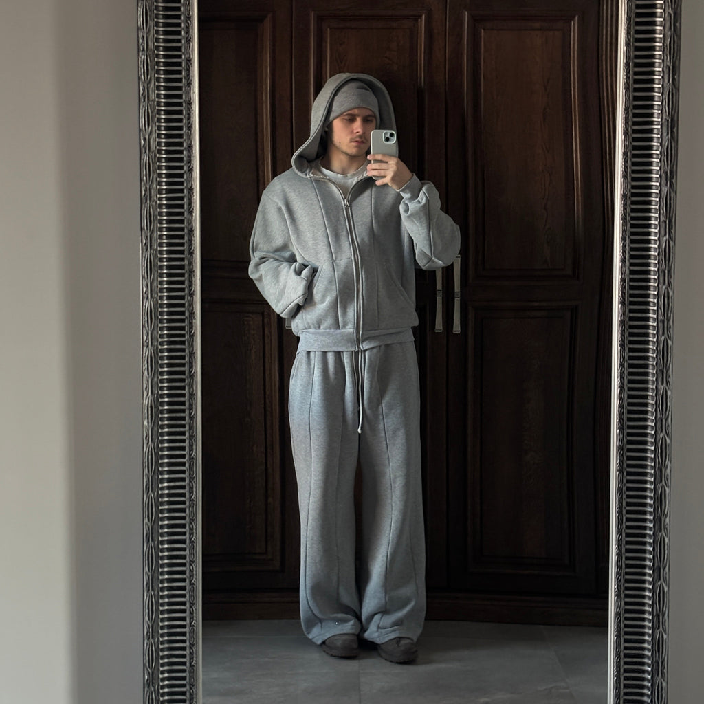 Monarch zip hoodie - Grey