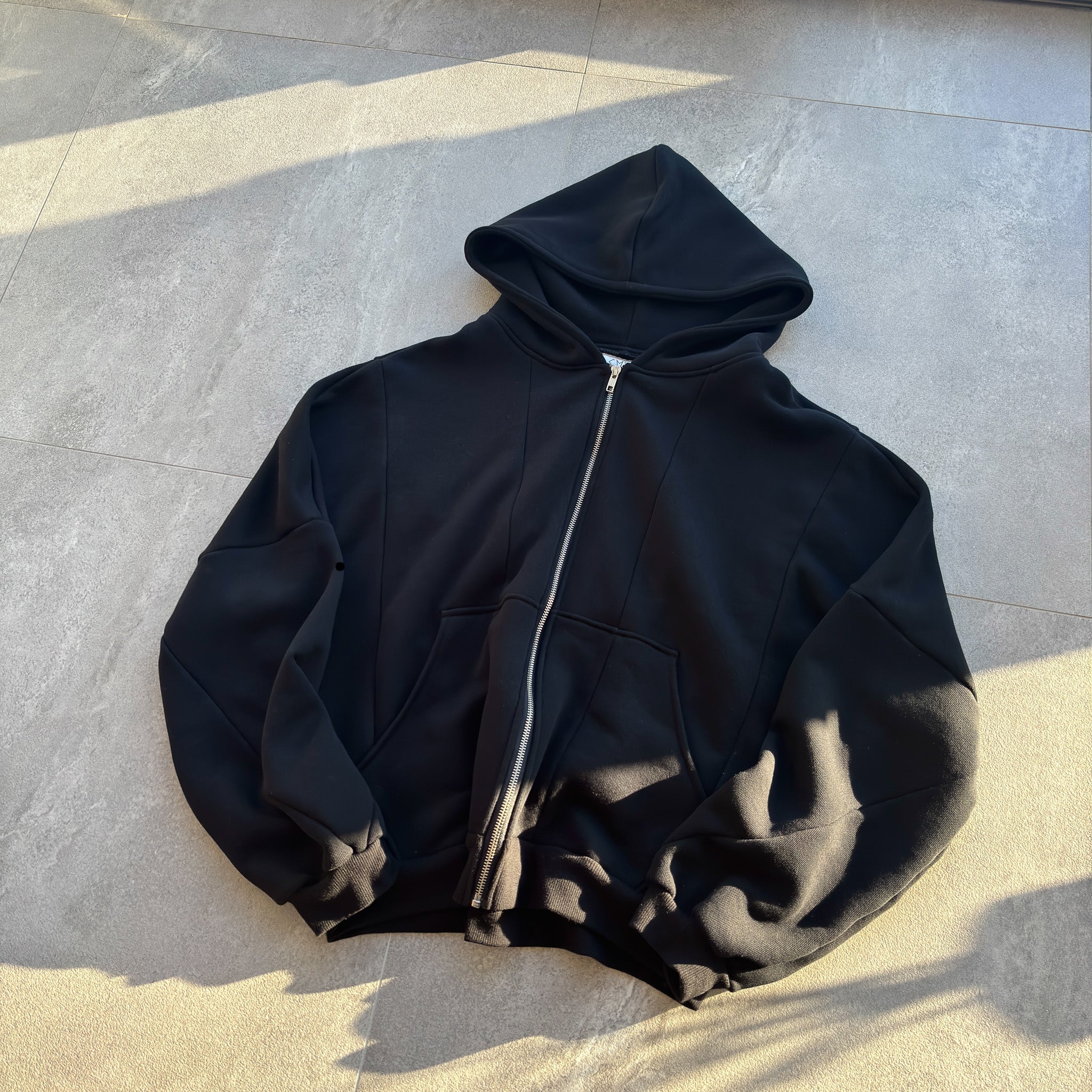 Monarch zip hoodie - Black