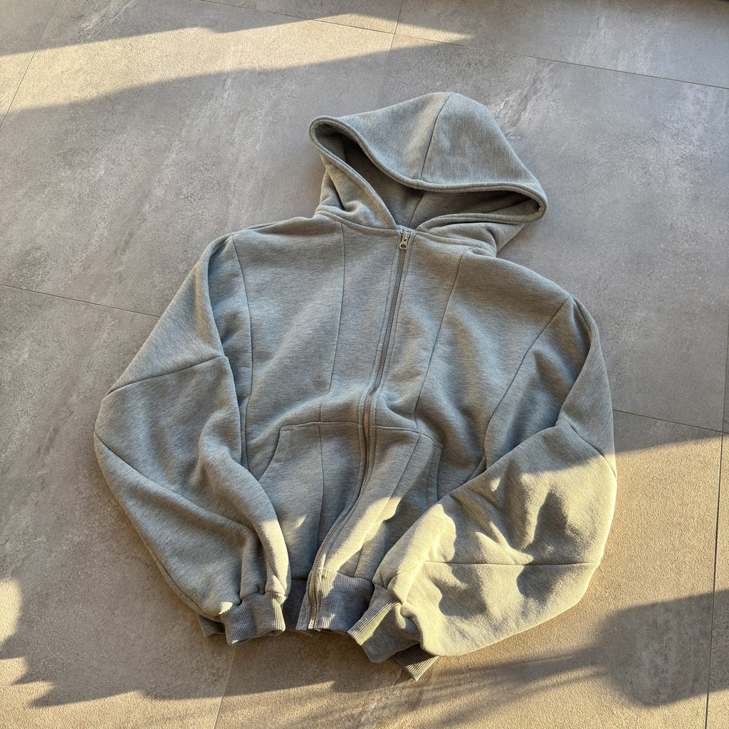 Monarch zip hoodie - Grey