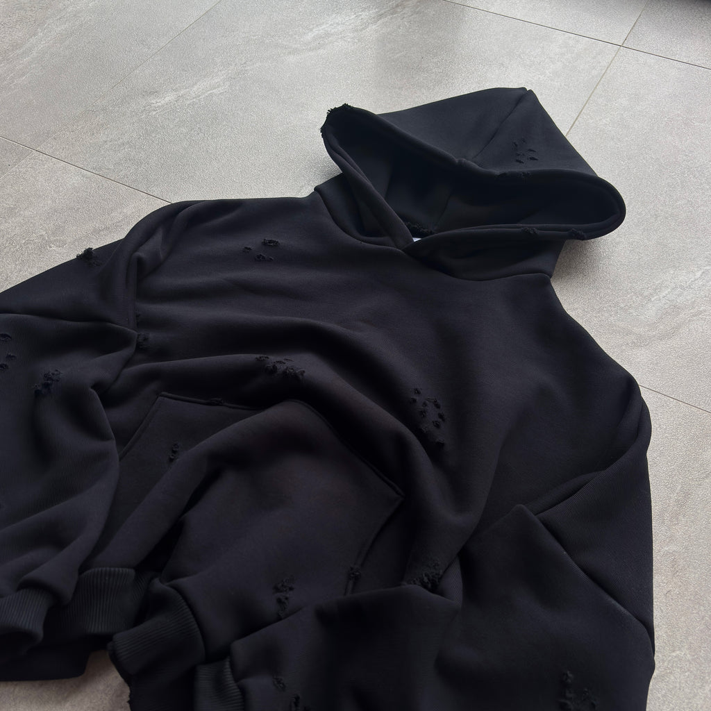 Distressed hoodie