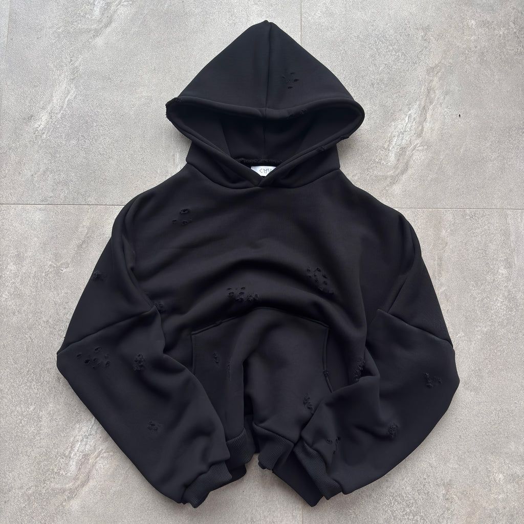 Distressed hoodie