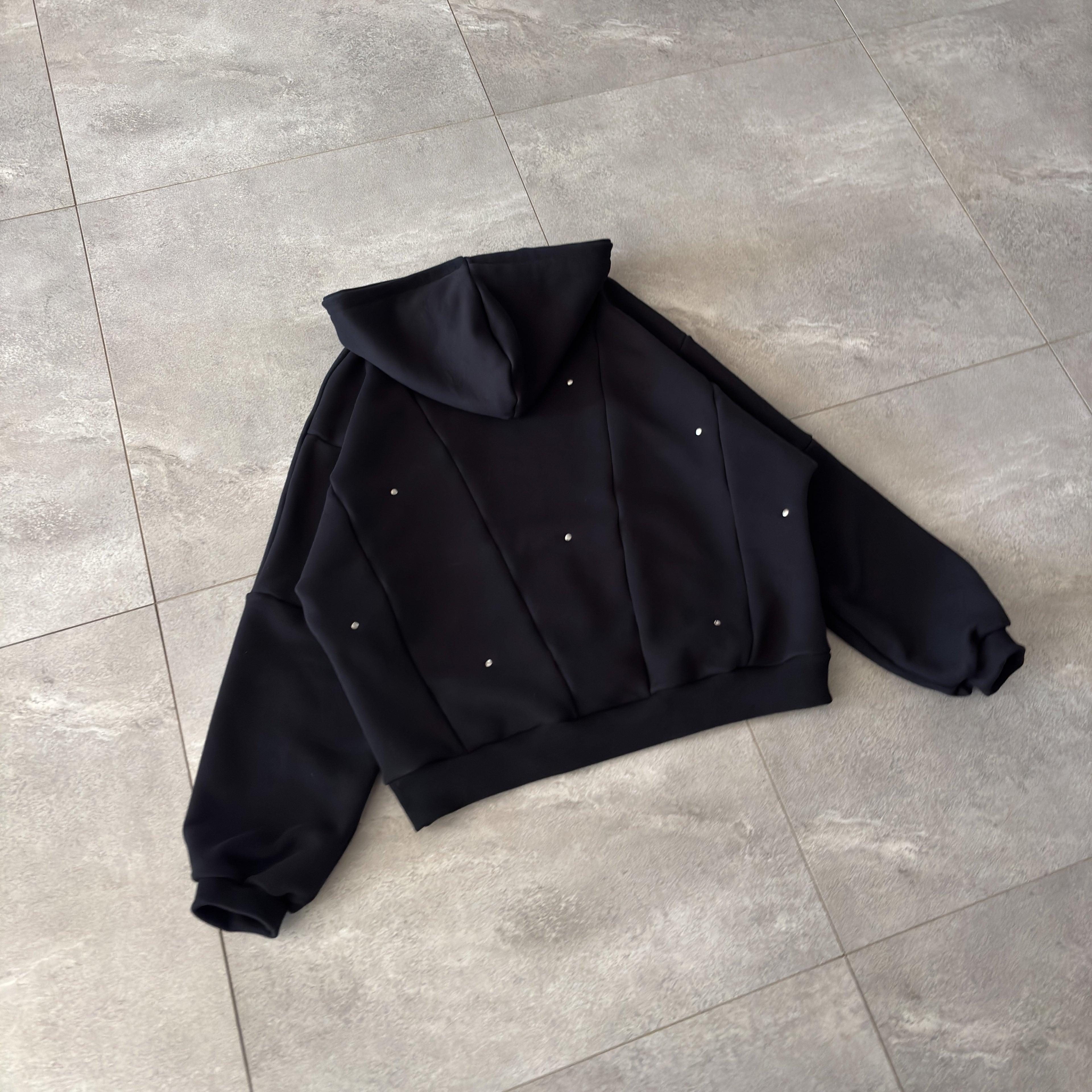 Glossy Black Hoodie