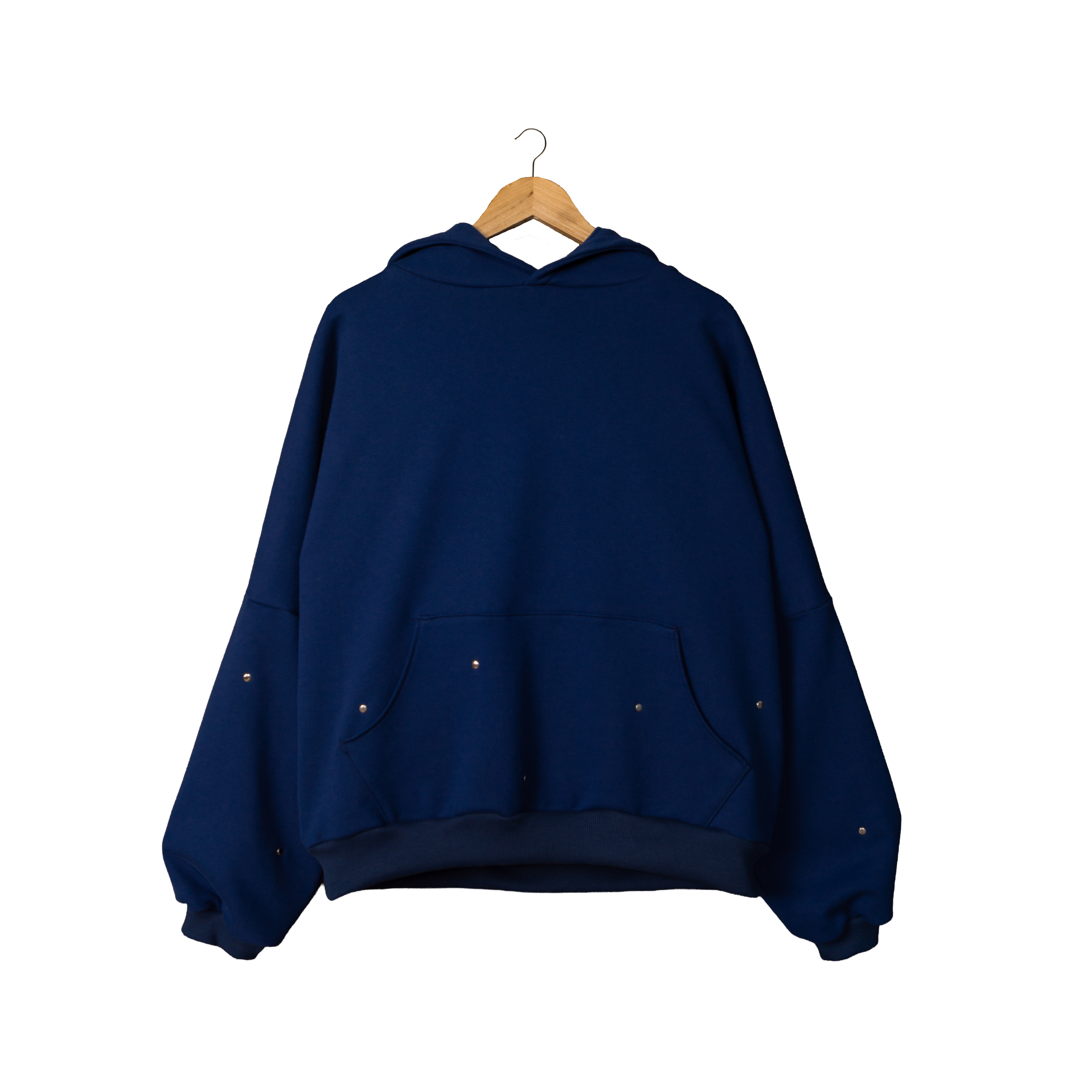 Glossy Navy Hoodie 1of1