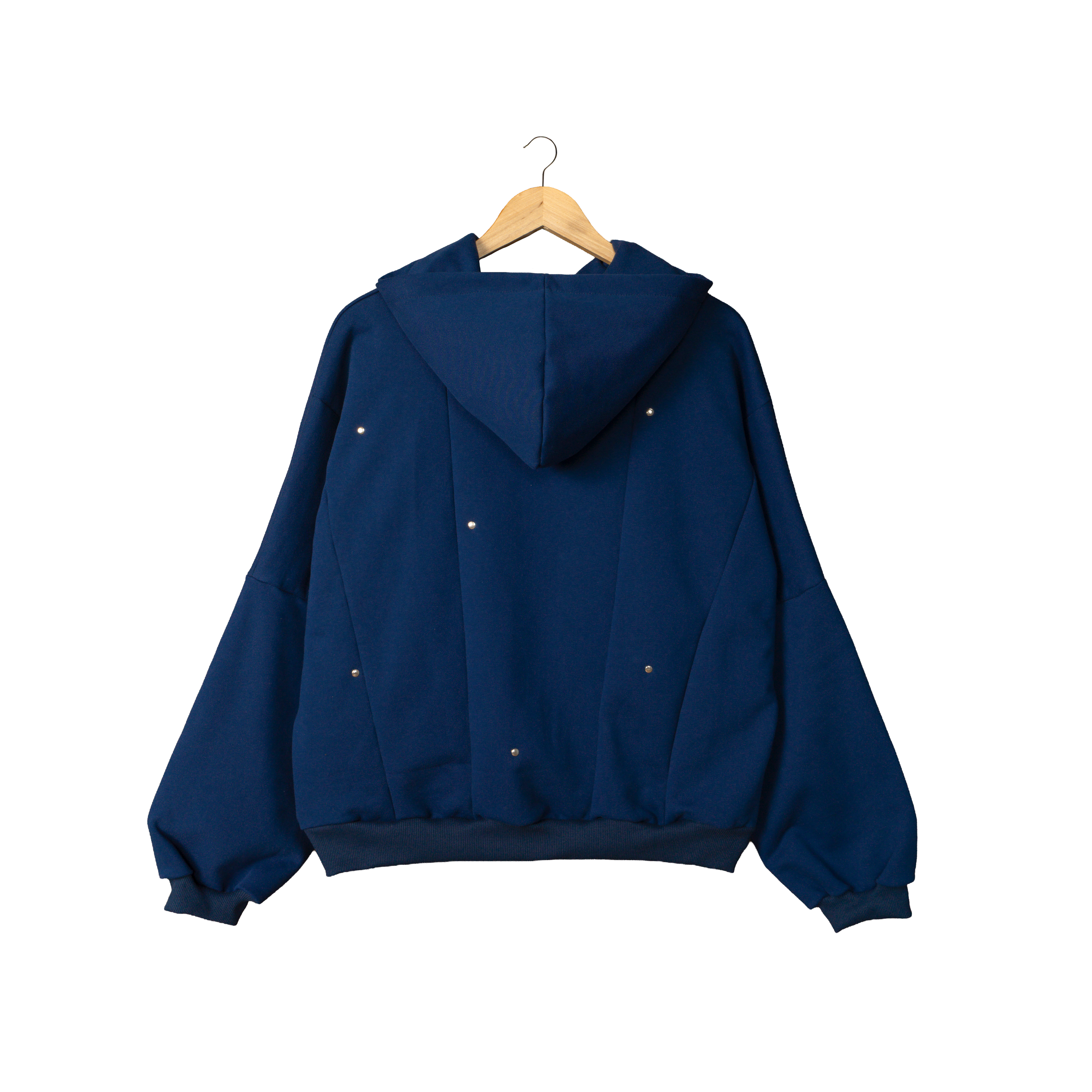 Glossy Navy Hoodie