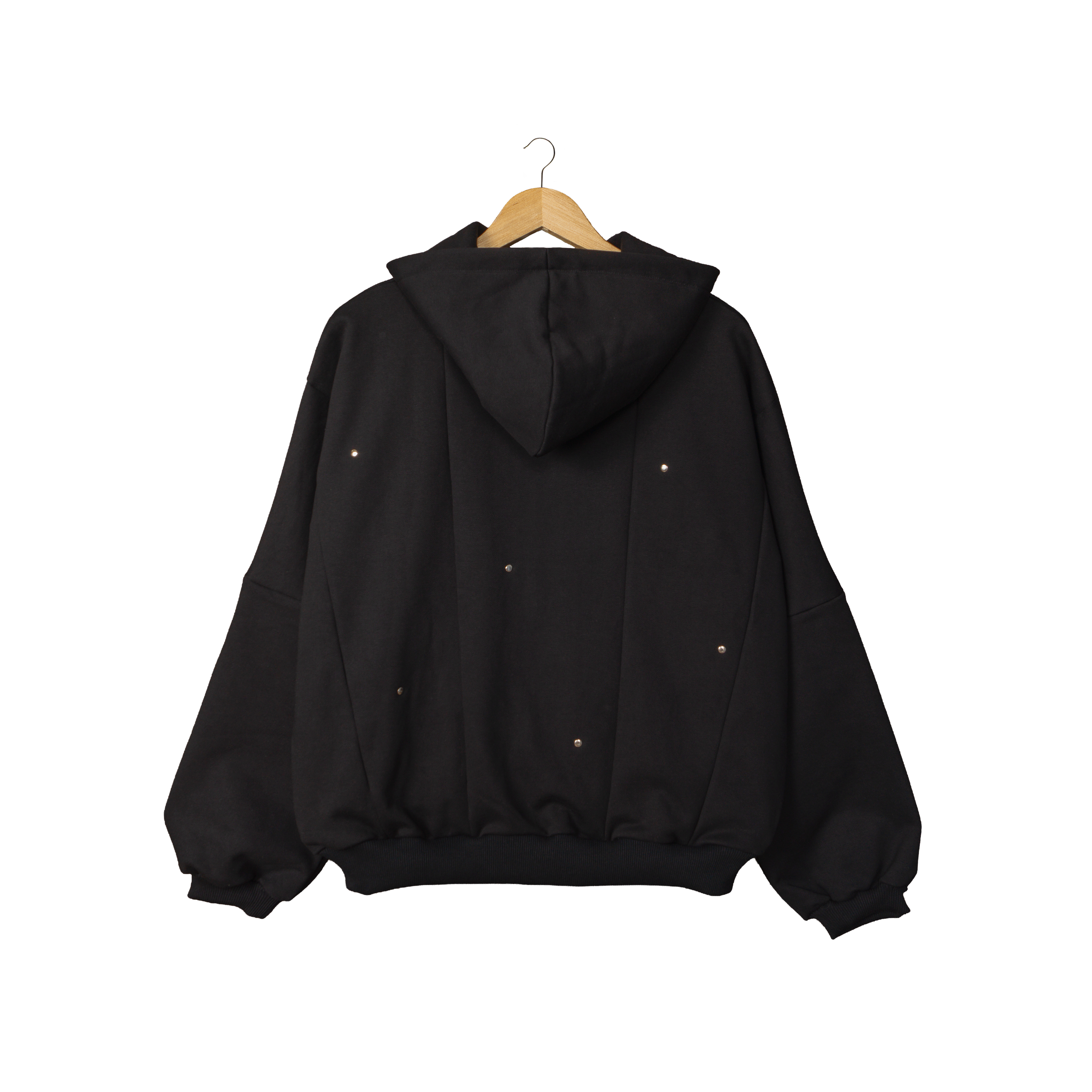 Glossy Black Hoodie