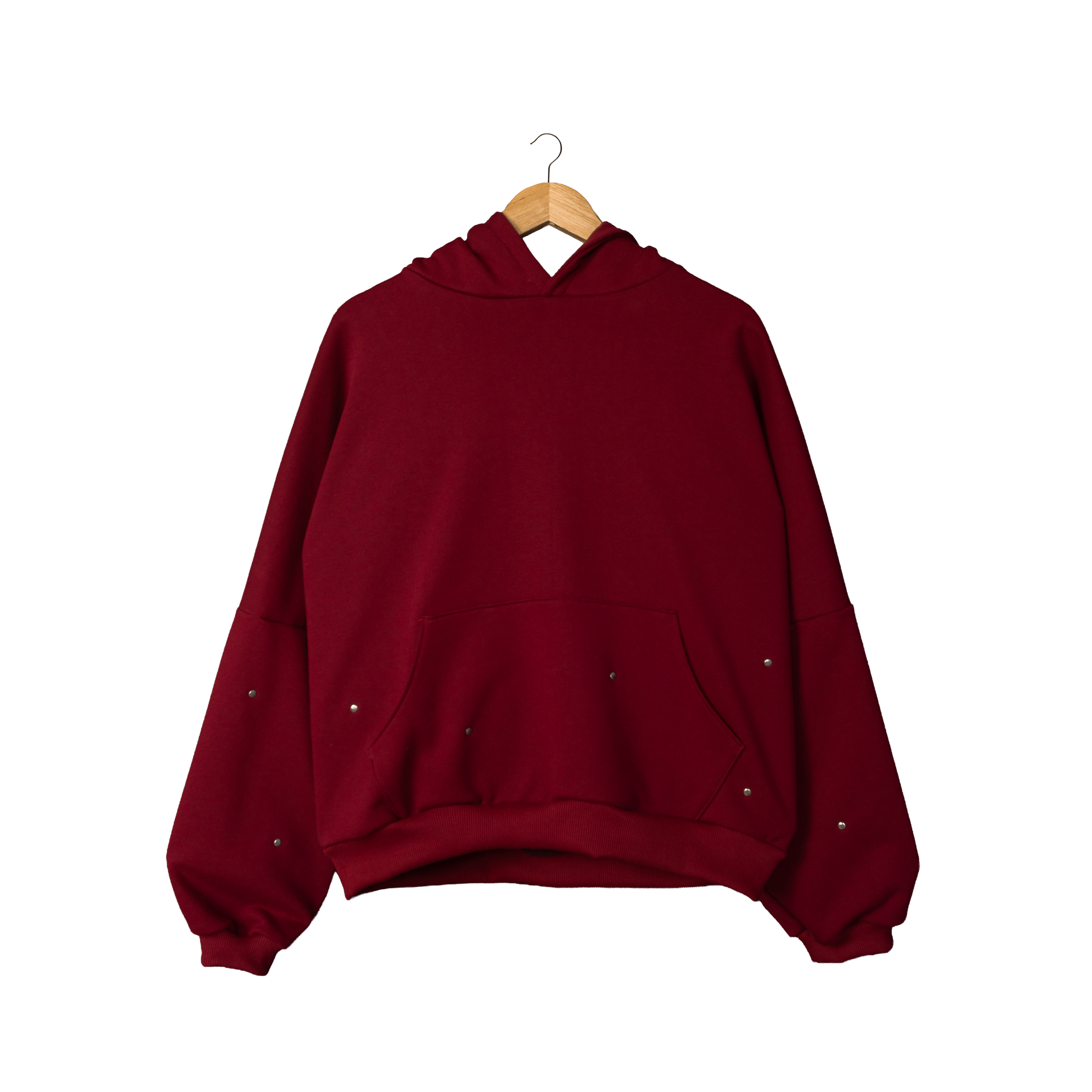 Glossy Maroon Hoodie 1of1