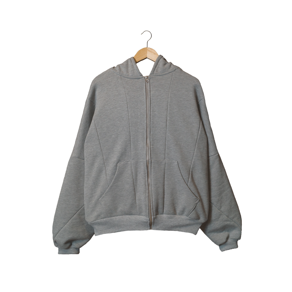 Monarch zip hoodie - Grey