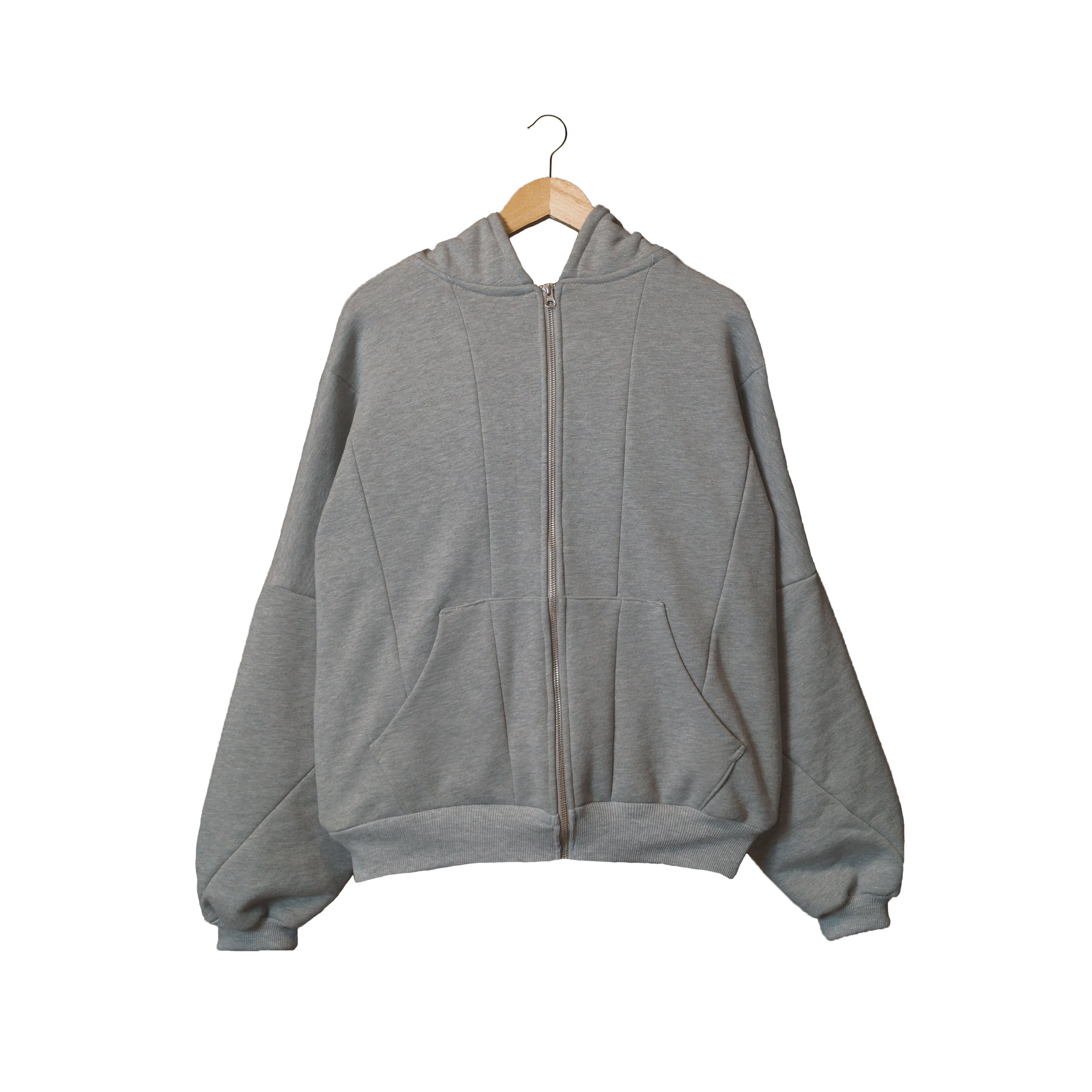 Monarch zip hoodie - Grey